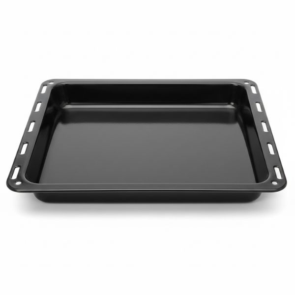 Pečící plech pro stolní trouby LTC 40l, 37,5 x 34 x 4cm, smaltovaný, černý, kvalita D